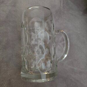 Hofbrauhaus Munchen Dimpled Glass Beer Stein